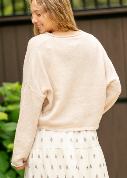 Maia V-neck Button Cardigan FF Tops