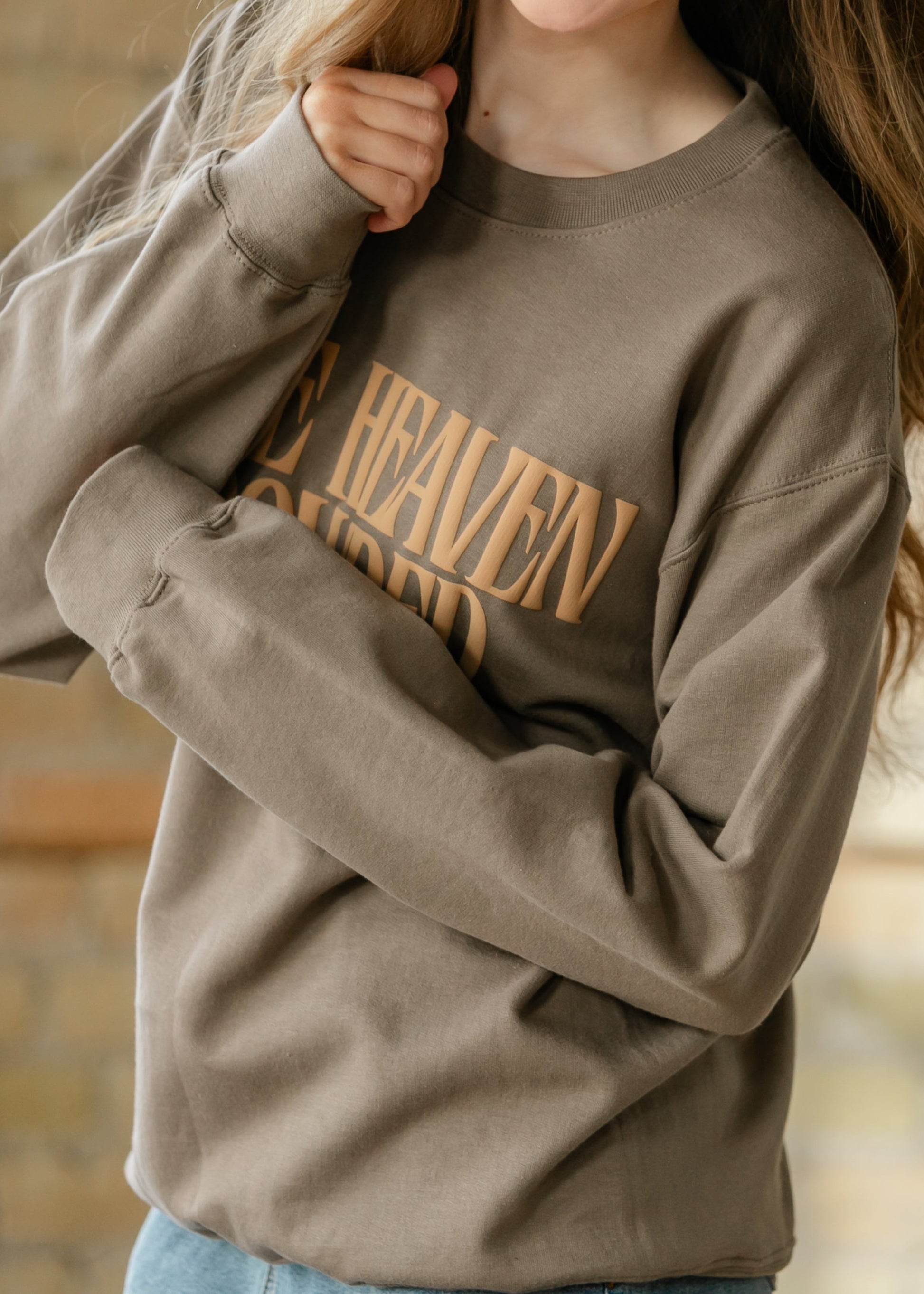 Make Heaven Crowded Pullover Sweatshirt FF Tops