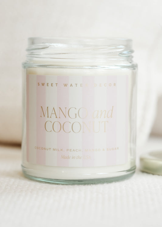 Mango and Coconut 9 oz Soy Candle FF Home + Lifestyle