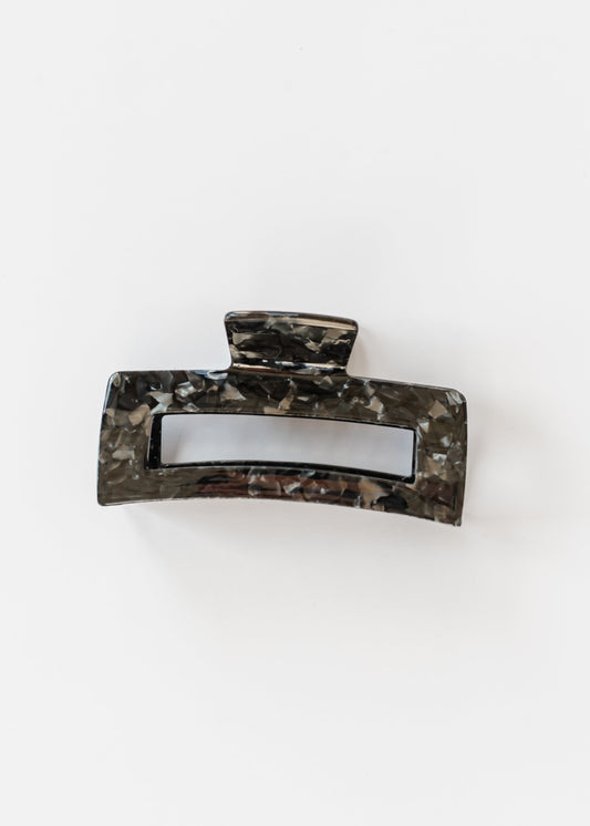 Marble Black Medium Claw Clip Accessories
