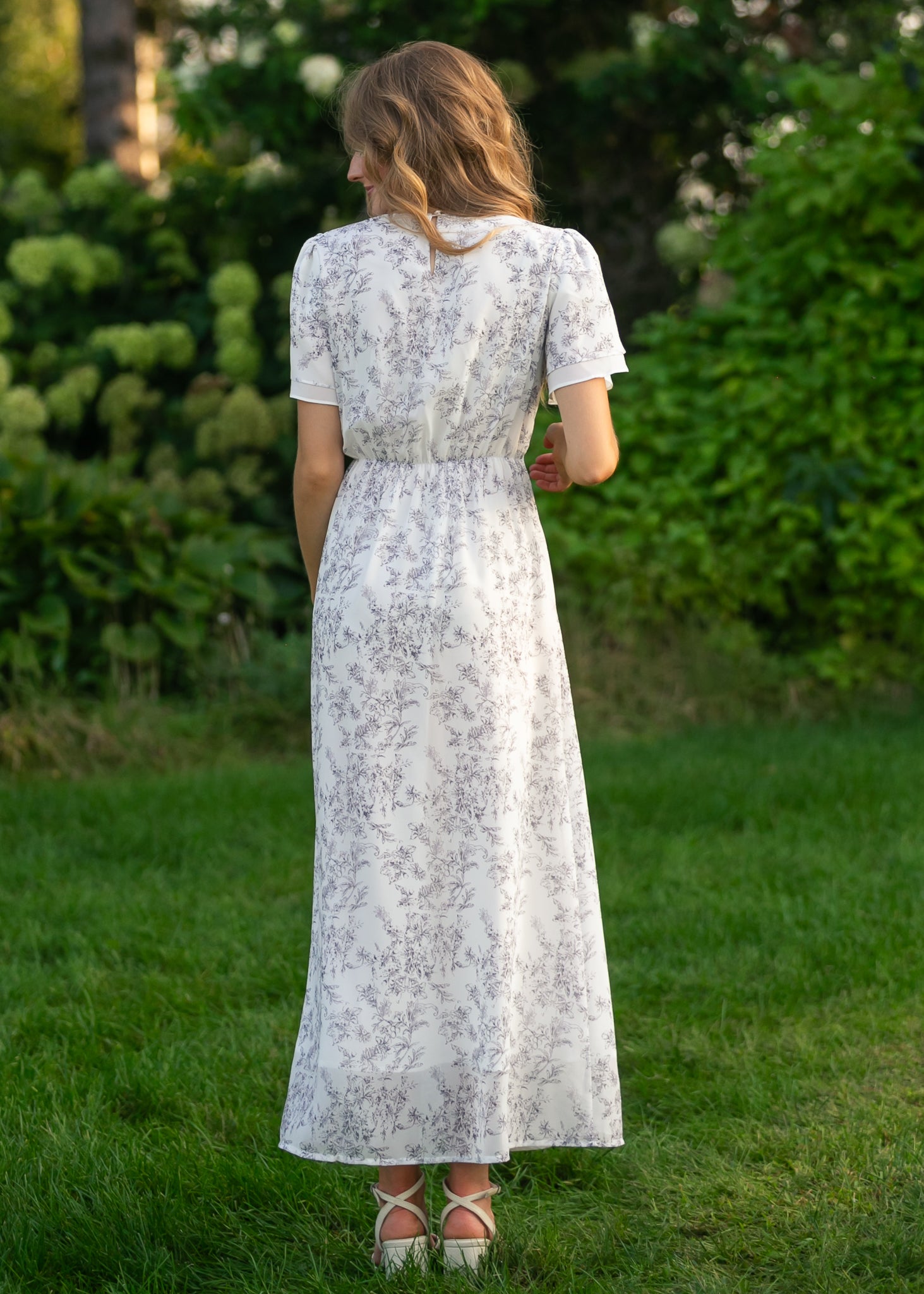 Maren Floral Straight Maxi Dress IC Dresses