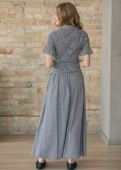 Margaret Button Front Midi Dress IC Dresses