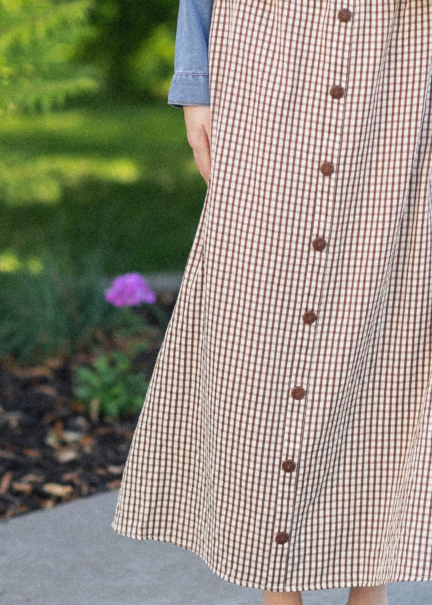 McKenna Gingham Maxi Skirt IC Skirts