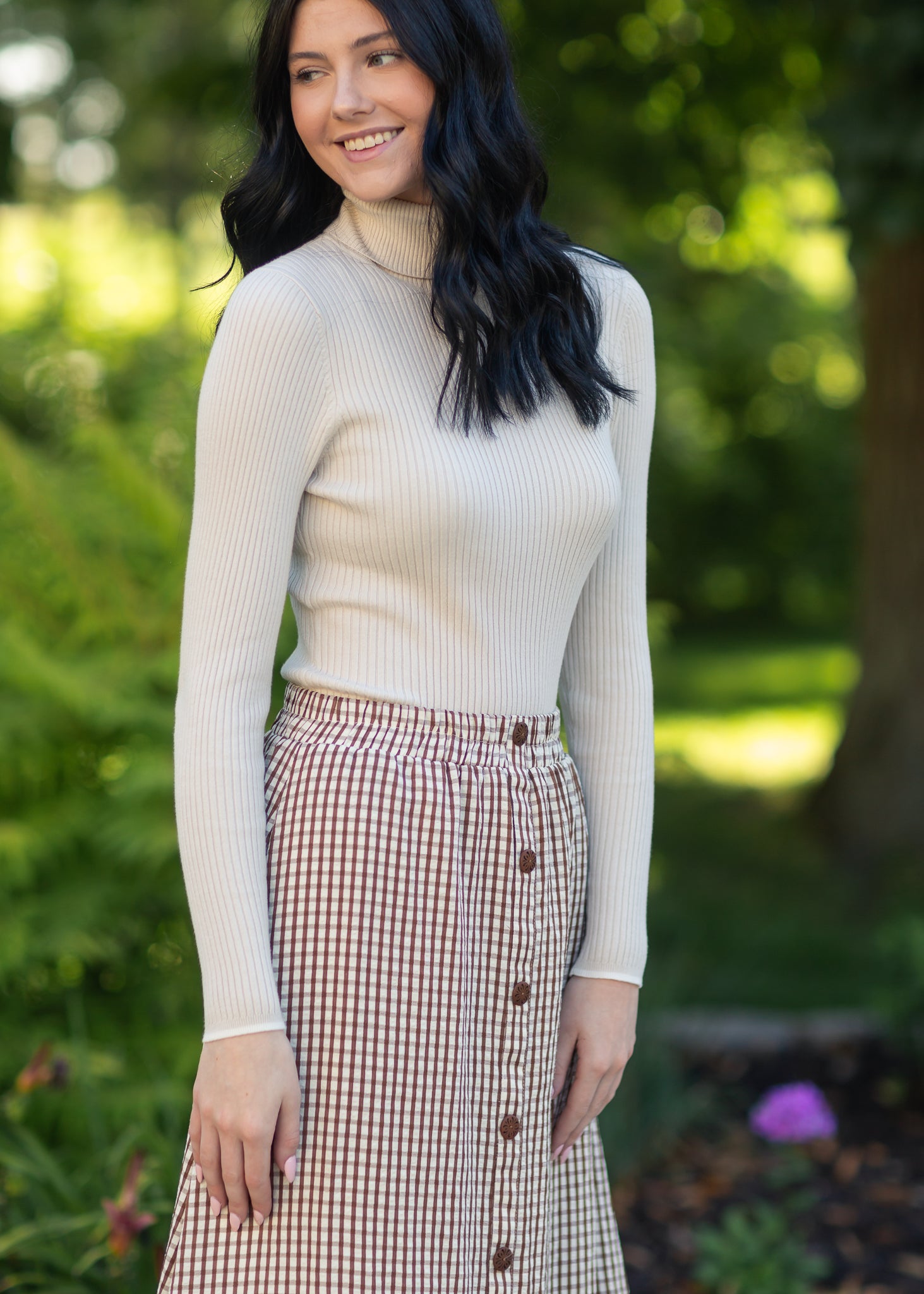 McKenna Gingham Maxi Skirt IC Skirts