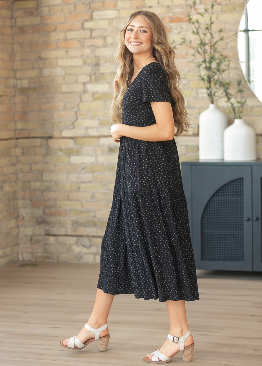 melanie jersey midi dress Jersey Dress Next Green Spot Dress Melanie Jersey Midi Dress-Rich Emerald, Abstract Dot Boden UK