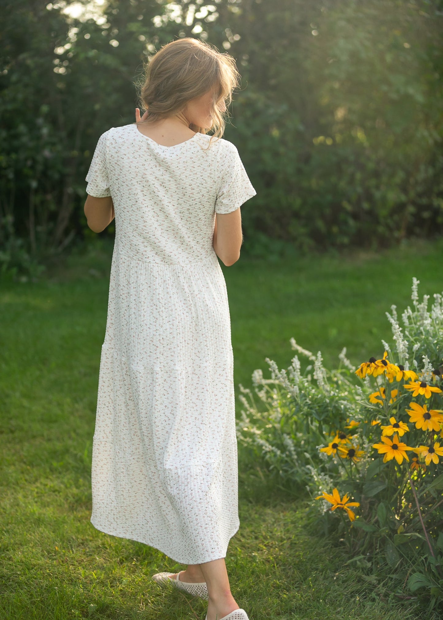 Melanie Tiered Midi Dress IC Dresses