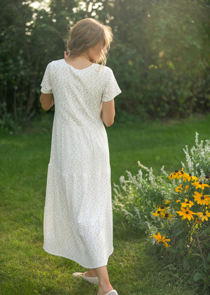 Melanie Tiered Midi Dress IC Dresses