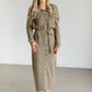 Melina Button-up Knit Midi Dress FF Dresses