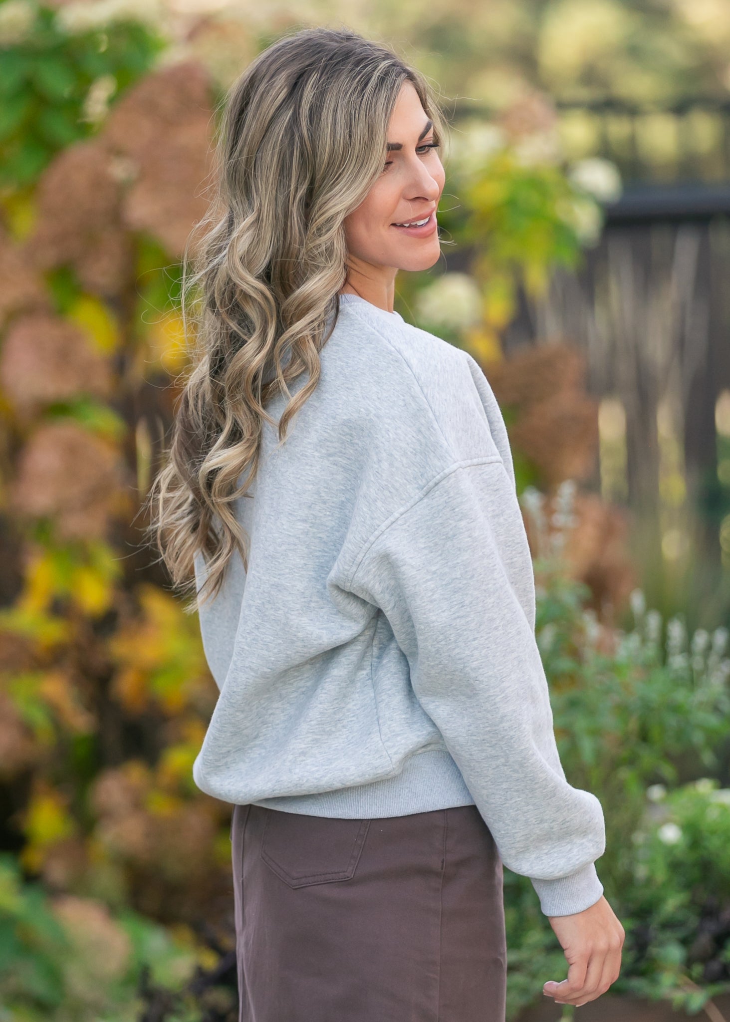 Merry Crew Neck Sweatshirt FF Tops