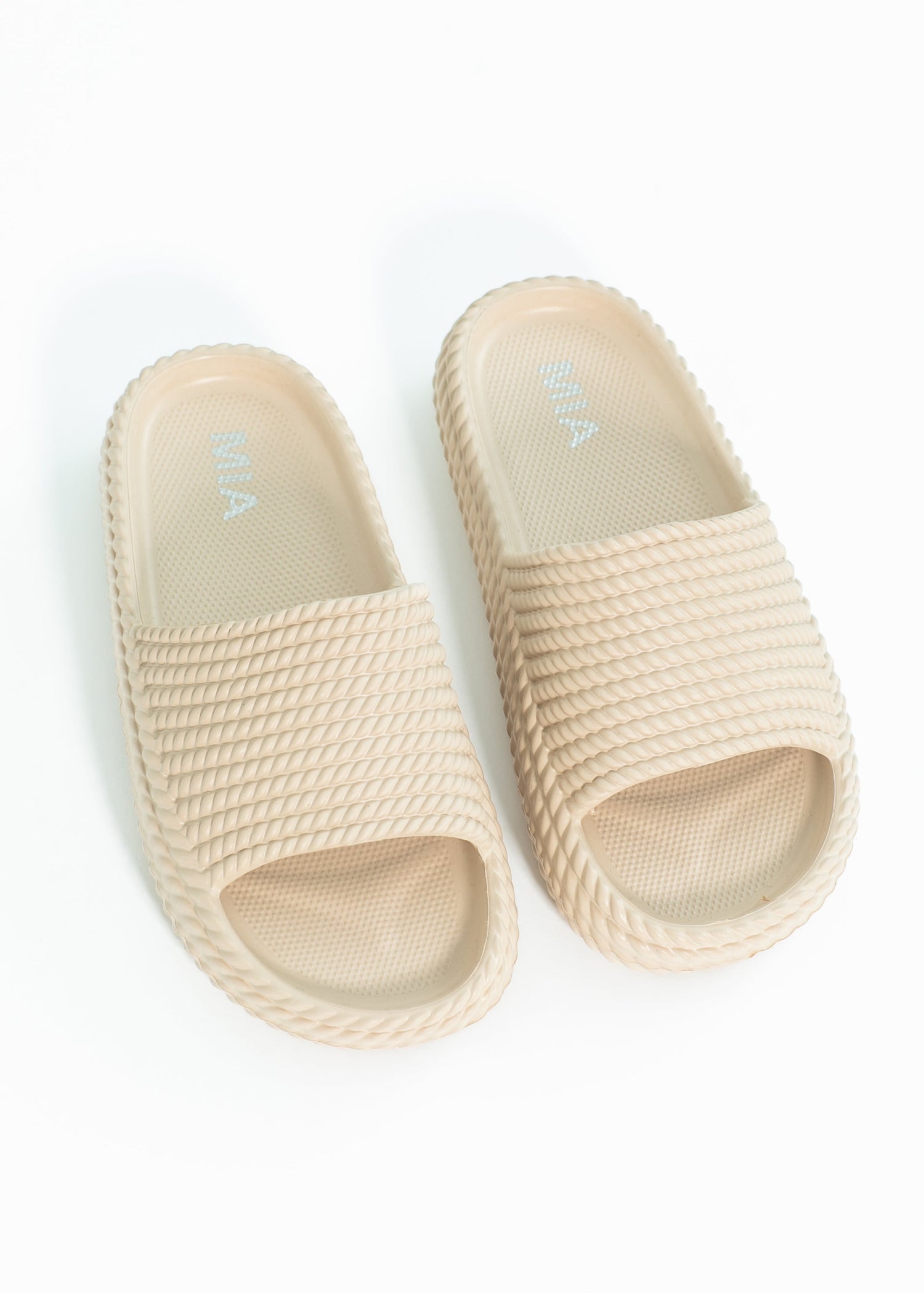 MIA™ Luvly Platform Cushioned Slid Sandal Shoes