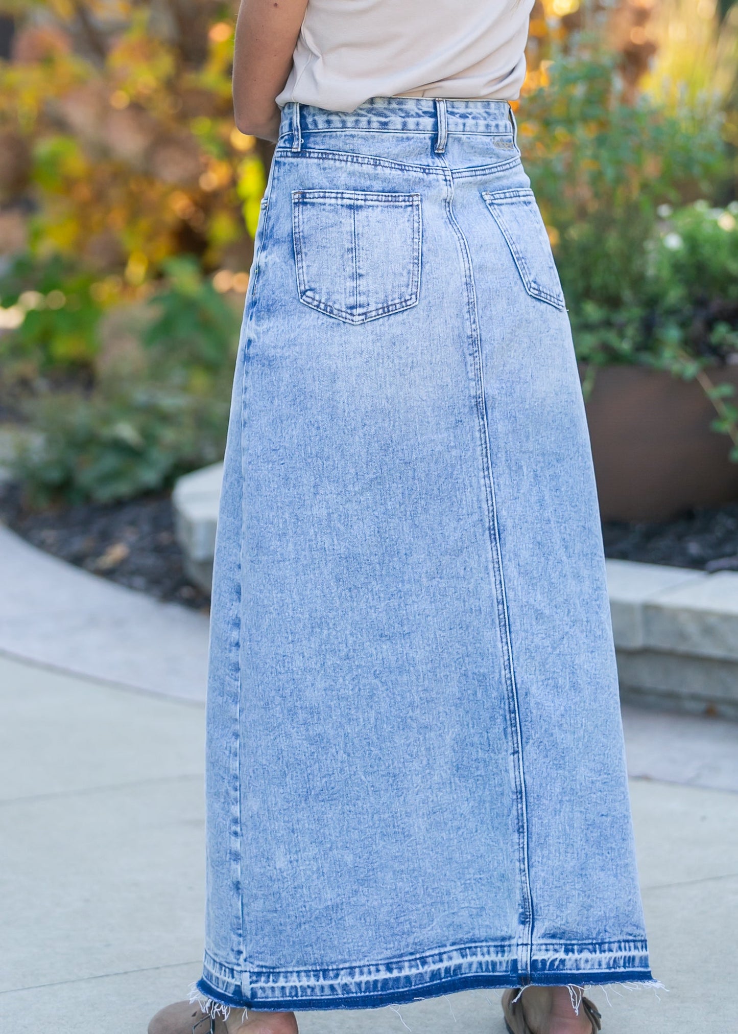 Mina Denim Maxi Skirt IC Skirts
