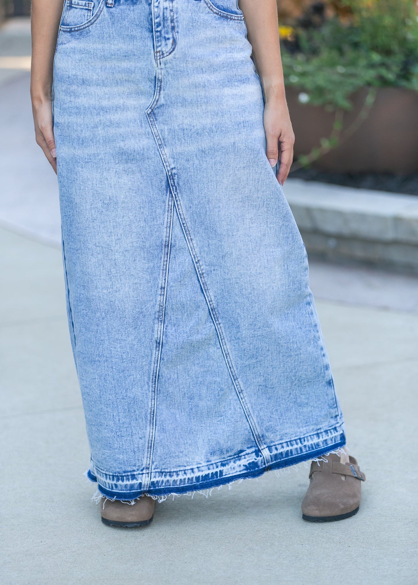 Mina Denim Maxi Skirt IC Skirts