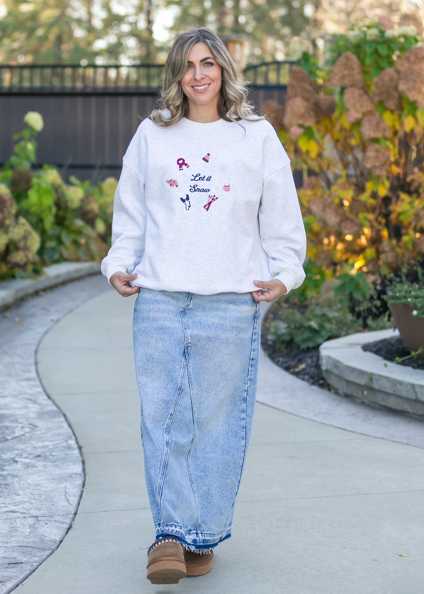 Mina Denim Maxi Skirt IC Skirts