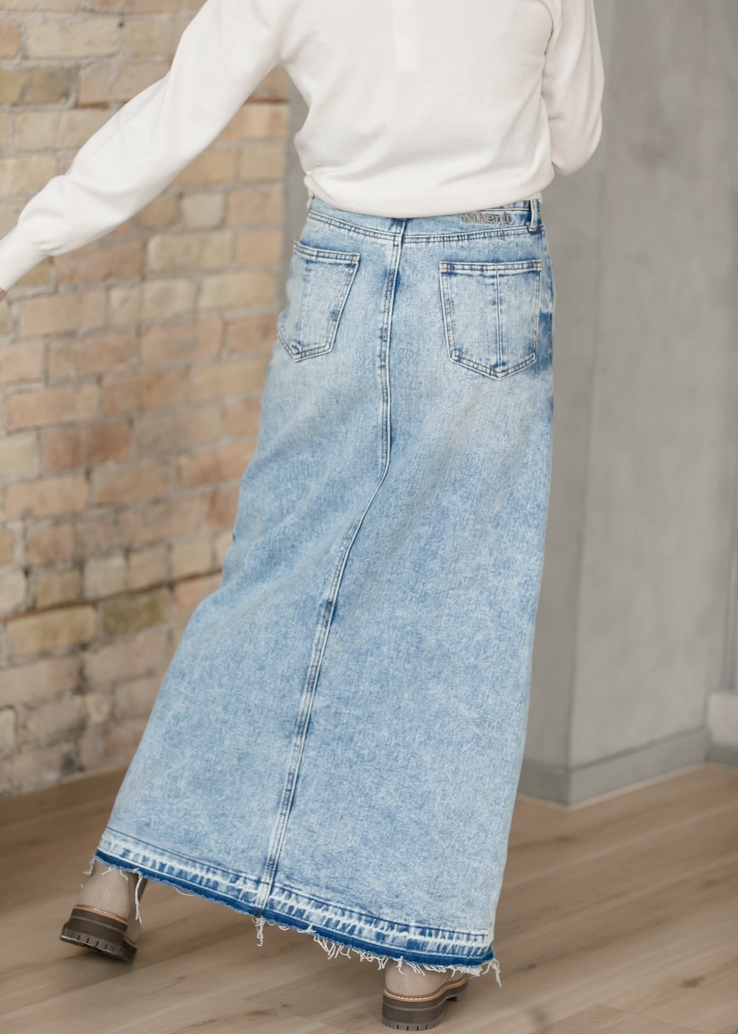 Mina Denim Maxi Skirt IC Skirts