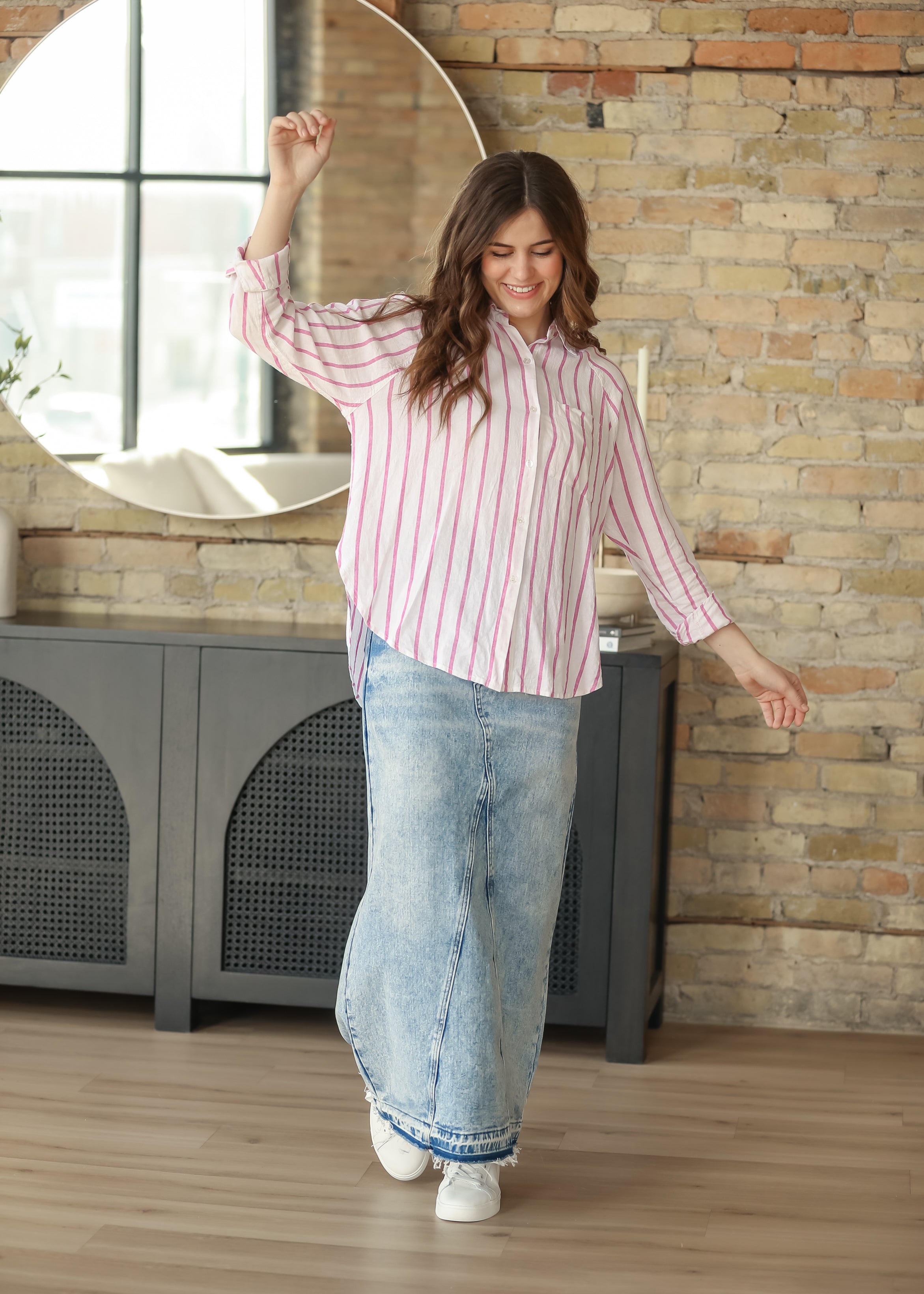 Mina Denim Maxi Skirt – Inherit Co.