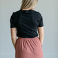 Minnesota Black Short Sleeve Graphic T-shirt Tops