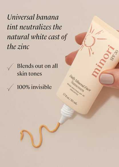 Minori® Daily Mineral Face Sunscreen FF Home + Lifestyle
