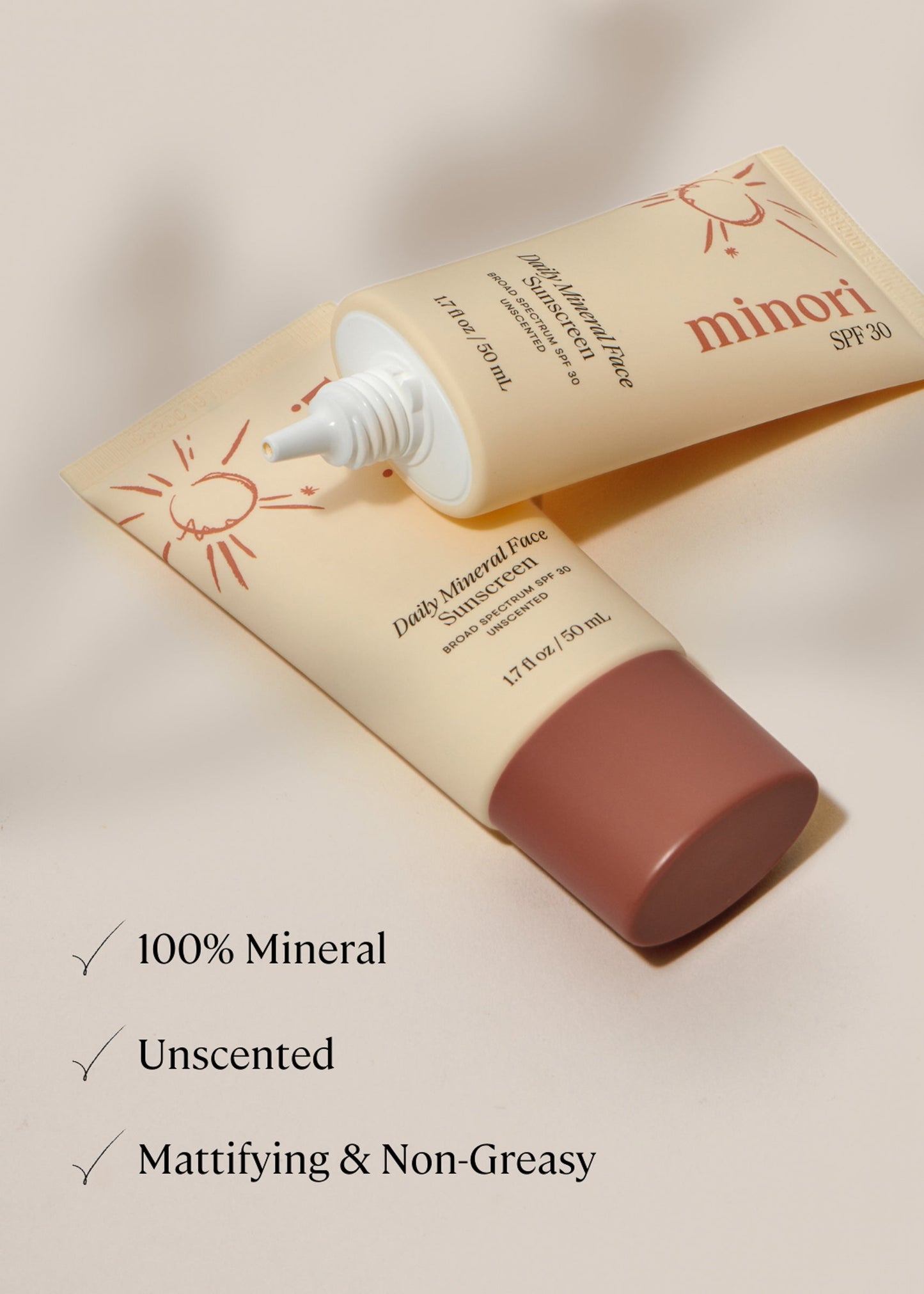 Minori® Daily Mineral Face Sunscreen FF Home + Lifestyle