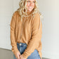 Mockneck Contrast Stitching Sweater FF Tops