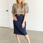 Mockneck Puff Sleeve Sweater FF Tops