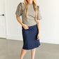 Mockneck Puff Sleeve Sweater FF Tops