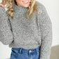 Mockneck Reverse Seam Pullover Sweater FF Tops