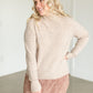 Mockneck Ribbed Hem Sweater FF Tops