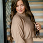 Mockneck Ribbed Jersey Maxi Dress FF Dresses