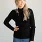 Mockneck Ribbed Pullover Knit Top FF Tops