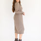 Mockneck Sweater Midi Dress FF Dresses
