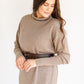 Mockneck Sweater Midi Dress FF Dresses