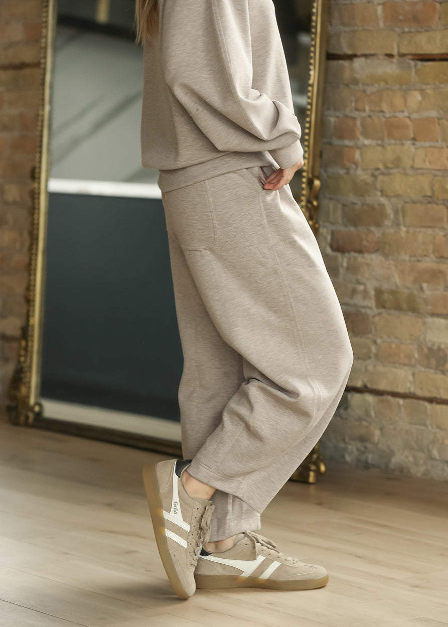 Modal Barrel Leg Pants FF Pants