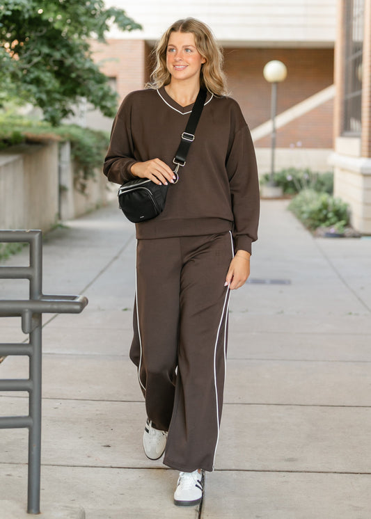 Modal Scuba Two Stripe Pants FF Skirts