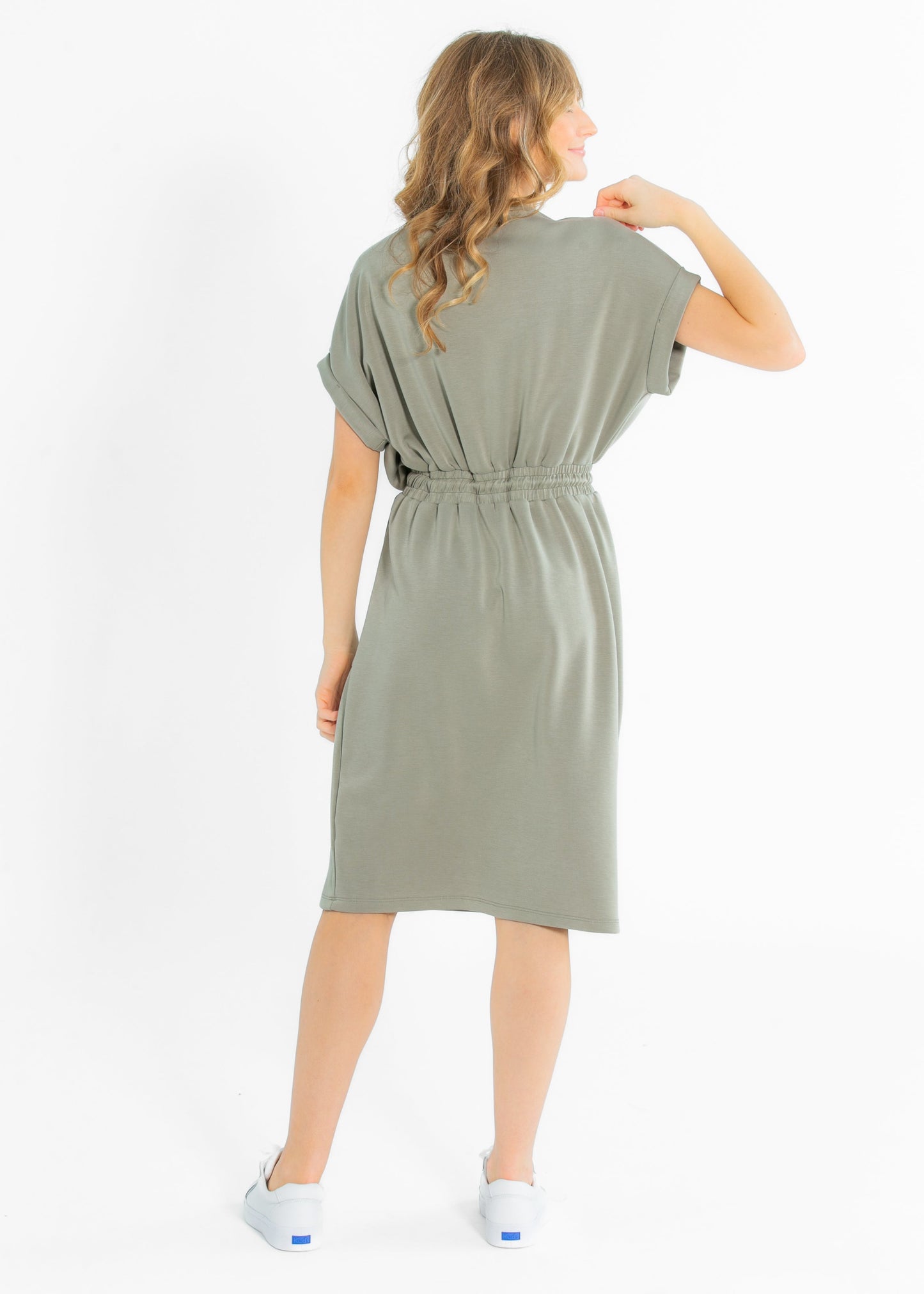 Modal Silky Short Sleeve Dress FF Dresses