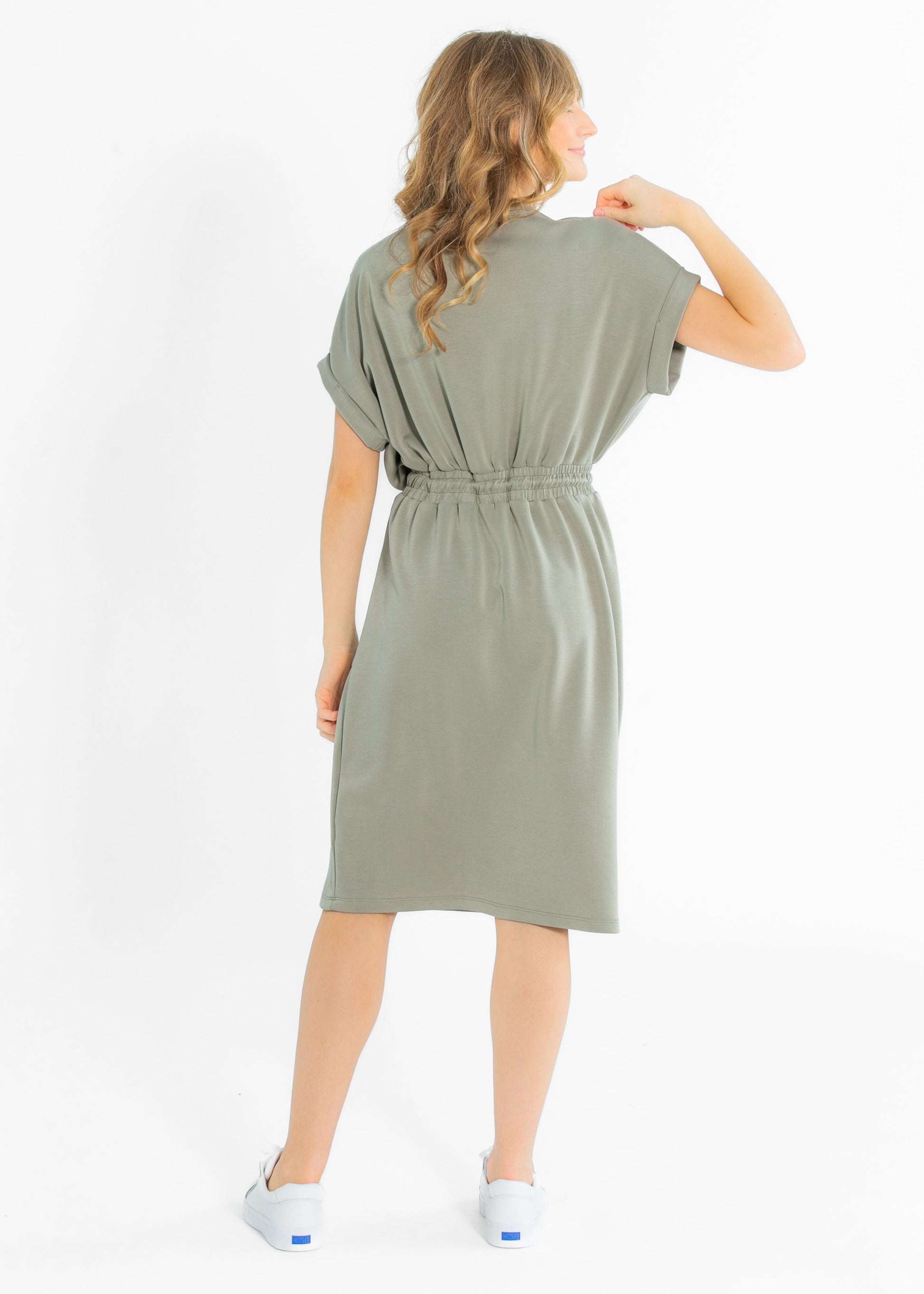 Modal Silky Short Sleeve Dress FF Dresses