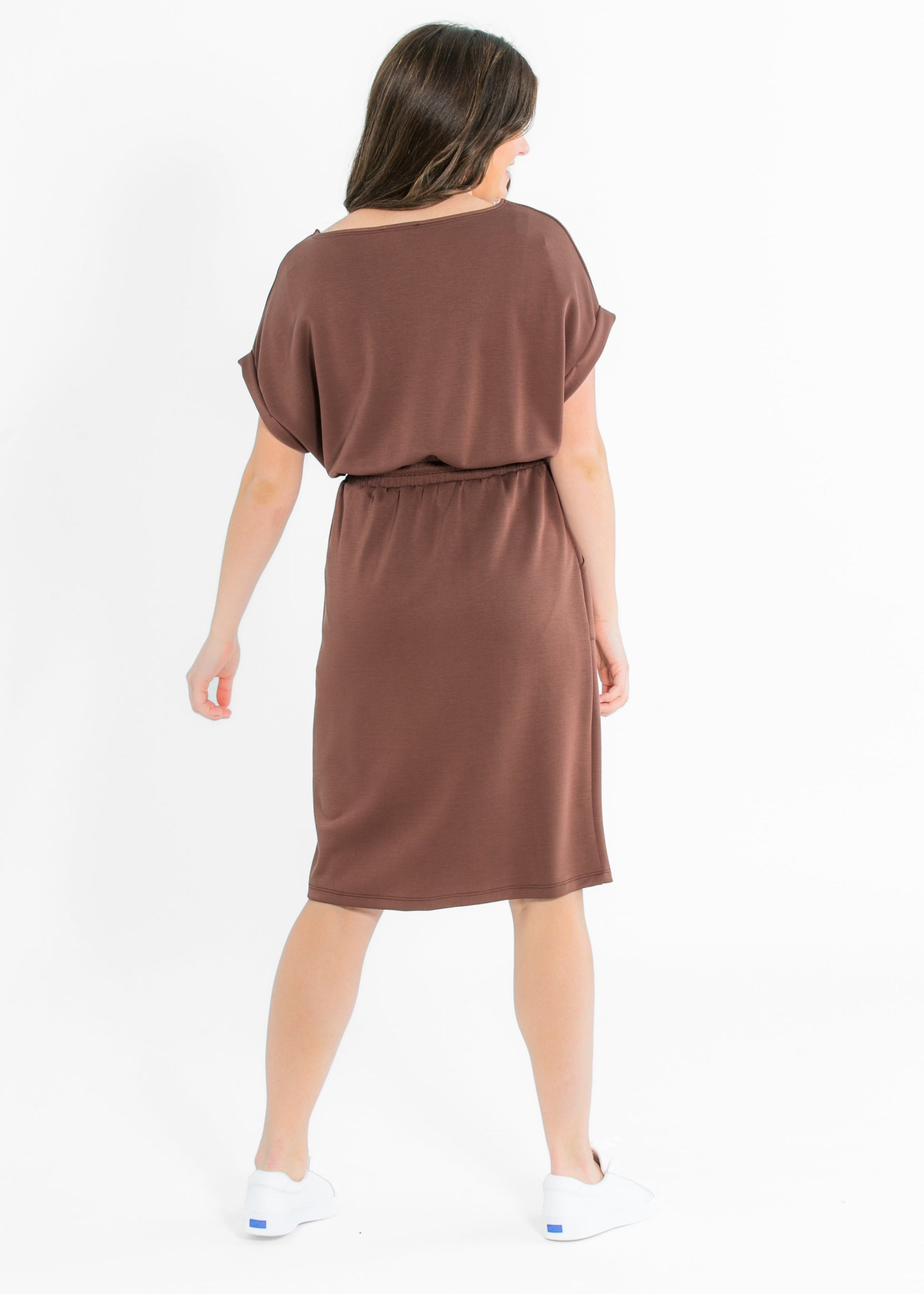 Modal Silky Short Sleeve Dress FF Dresses