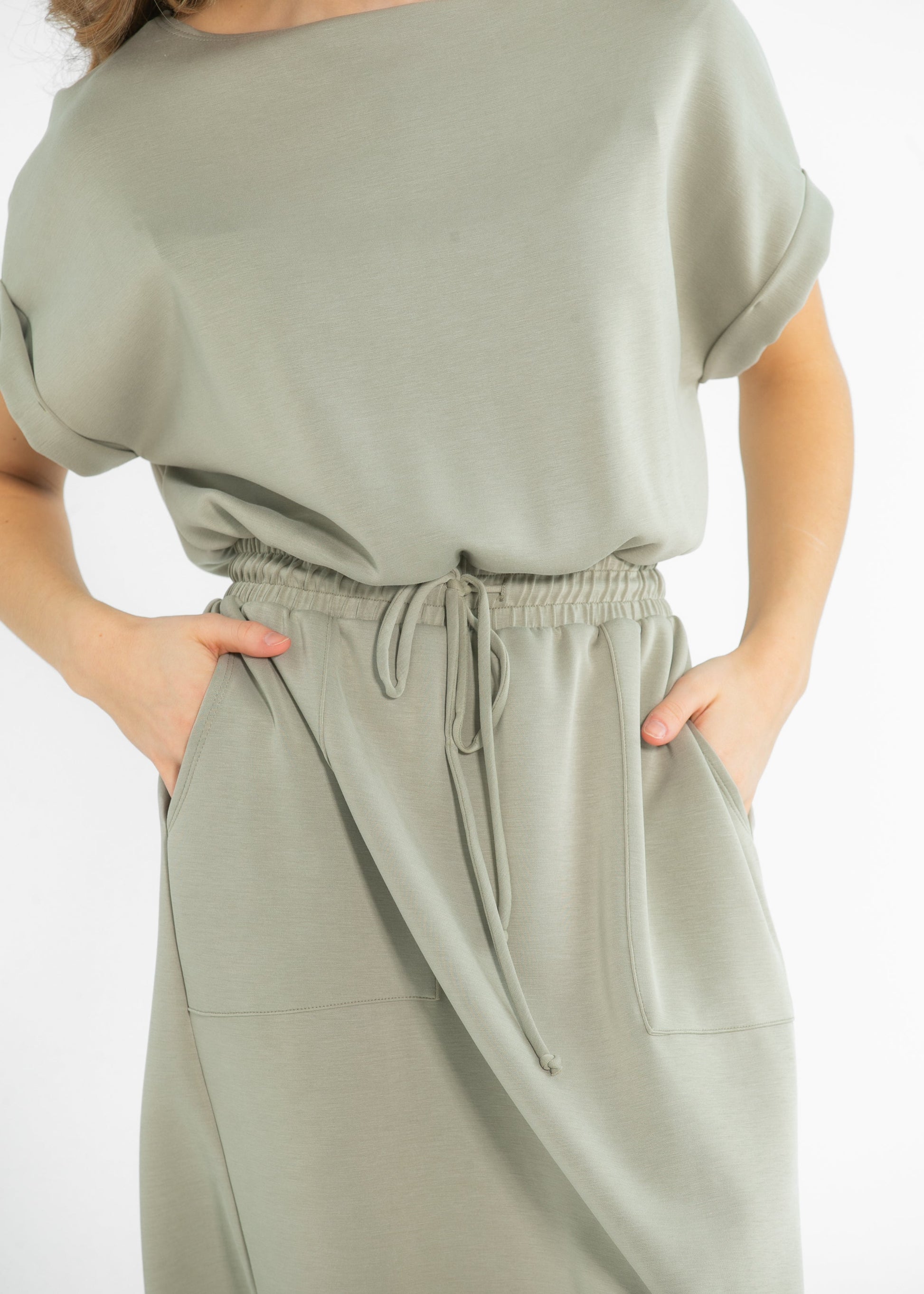 Modal Silky Short Sleeve Dress FF Dresses