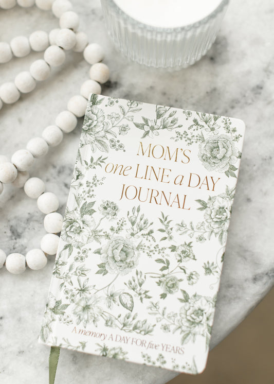 Mom's One Line A Day Leather Journal Gifts