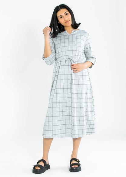 Monica Tie Waist Midi Dress IC Dresses