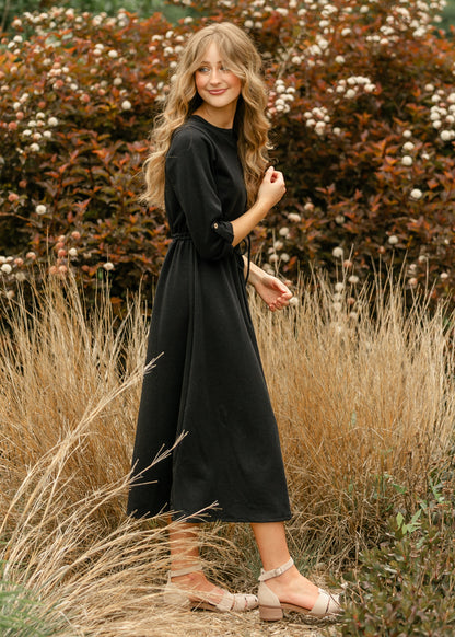 Monica Tie Waist Midi Dress IC Dresses