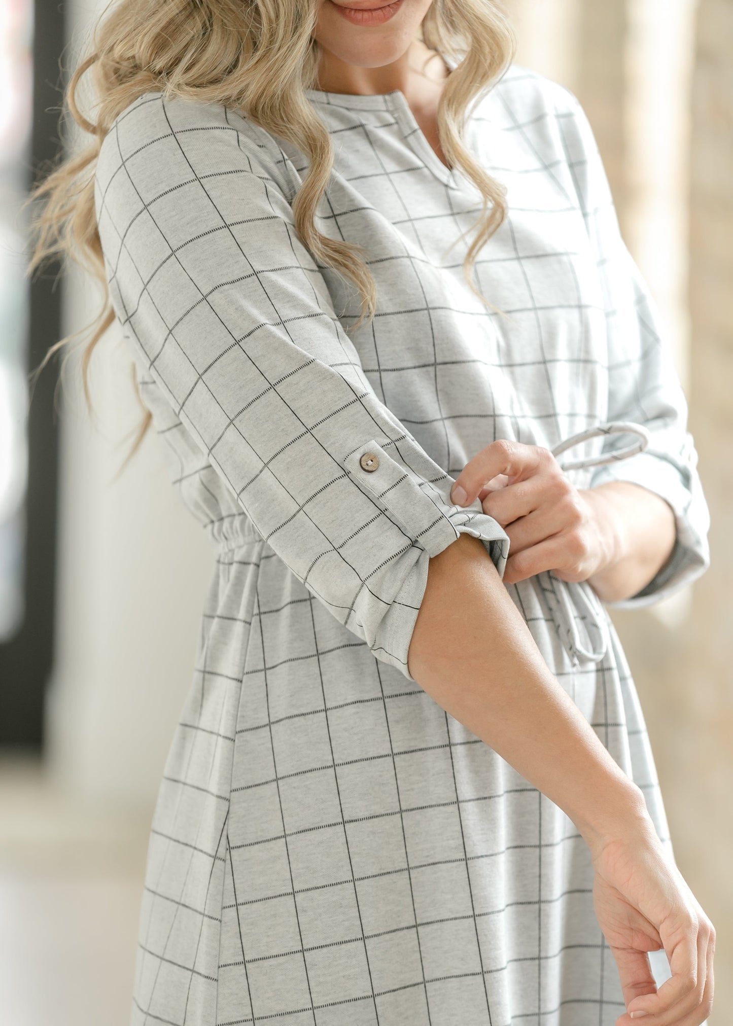 Monica Tie Waist Midi Dress IC Dresses