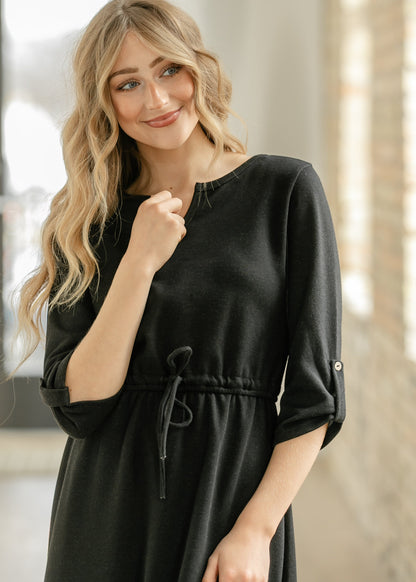 Monica Tie Waist Midi Dress IC Dresses