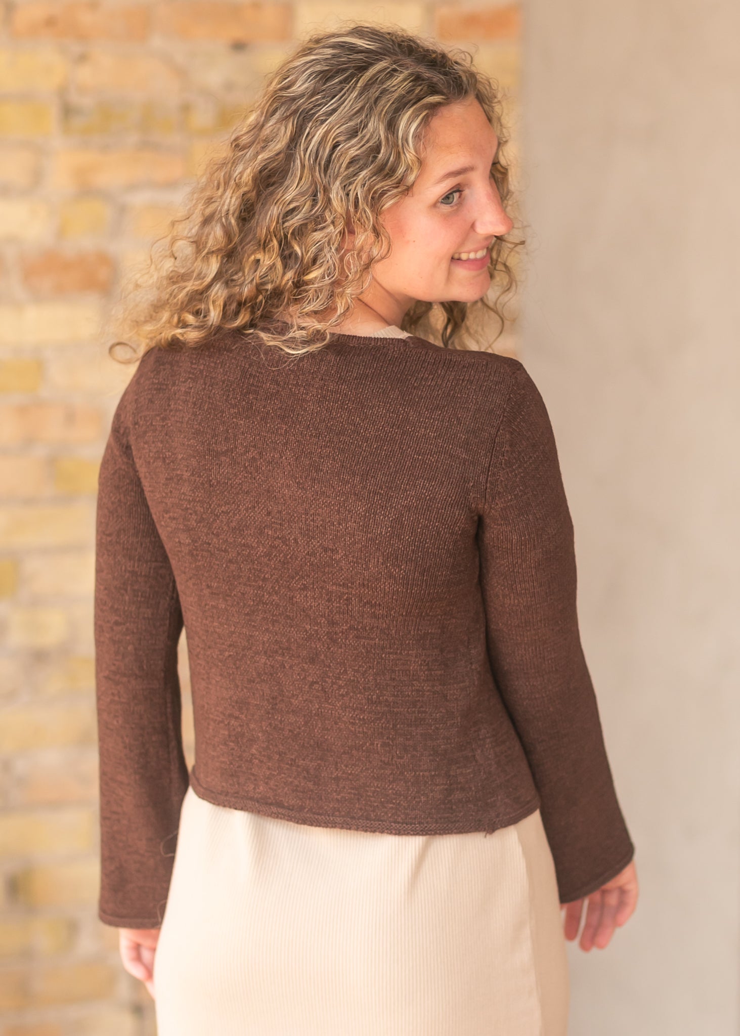Multi Tie Front Knit Cardigan FF Layering Essentials