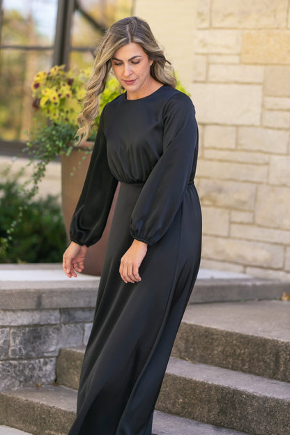 Muriel Satin Maxi Dress IC Dresses