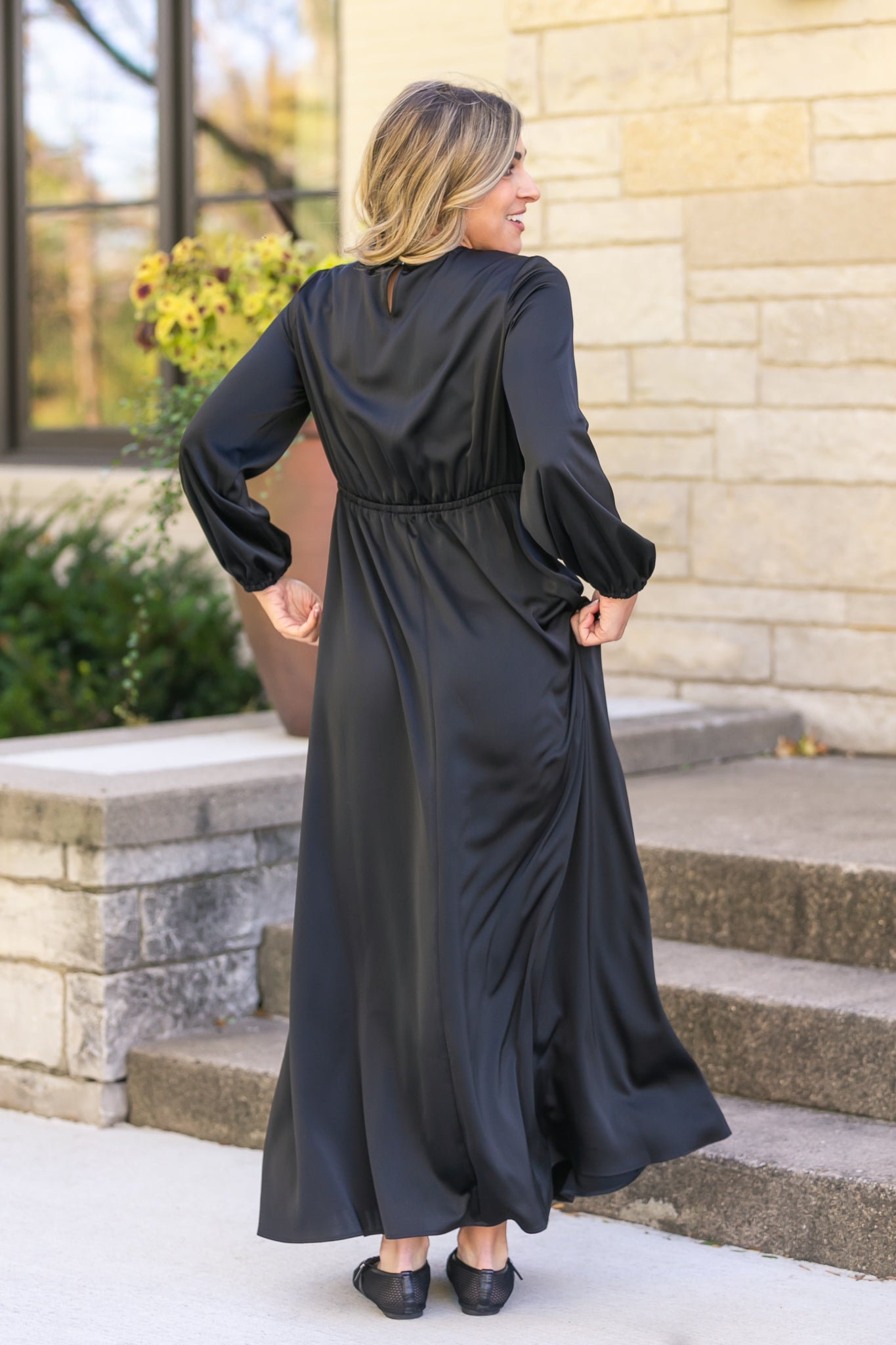 Muriel Satin Maxi Dress IC Dresses