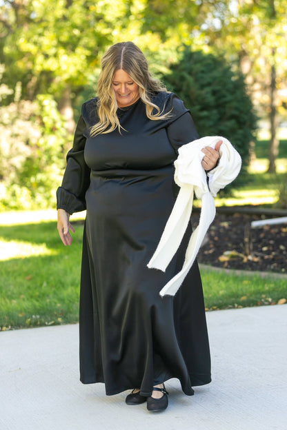 Muriel Satin Maxi Dress IC Dresses