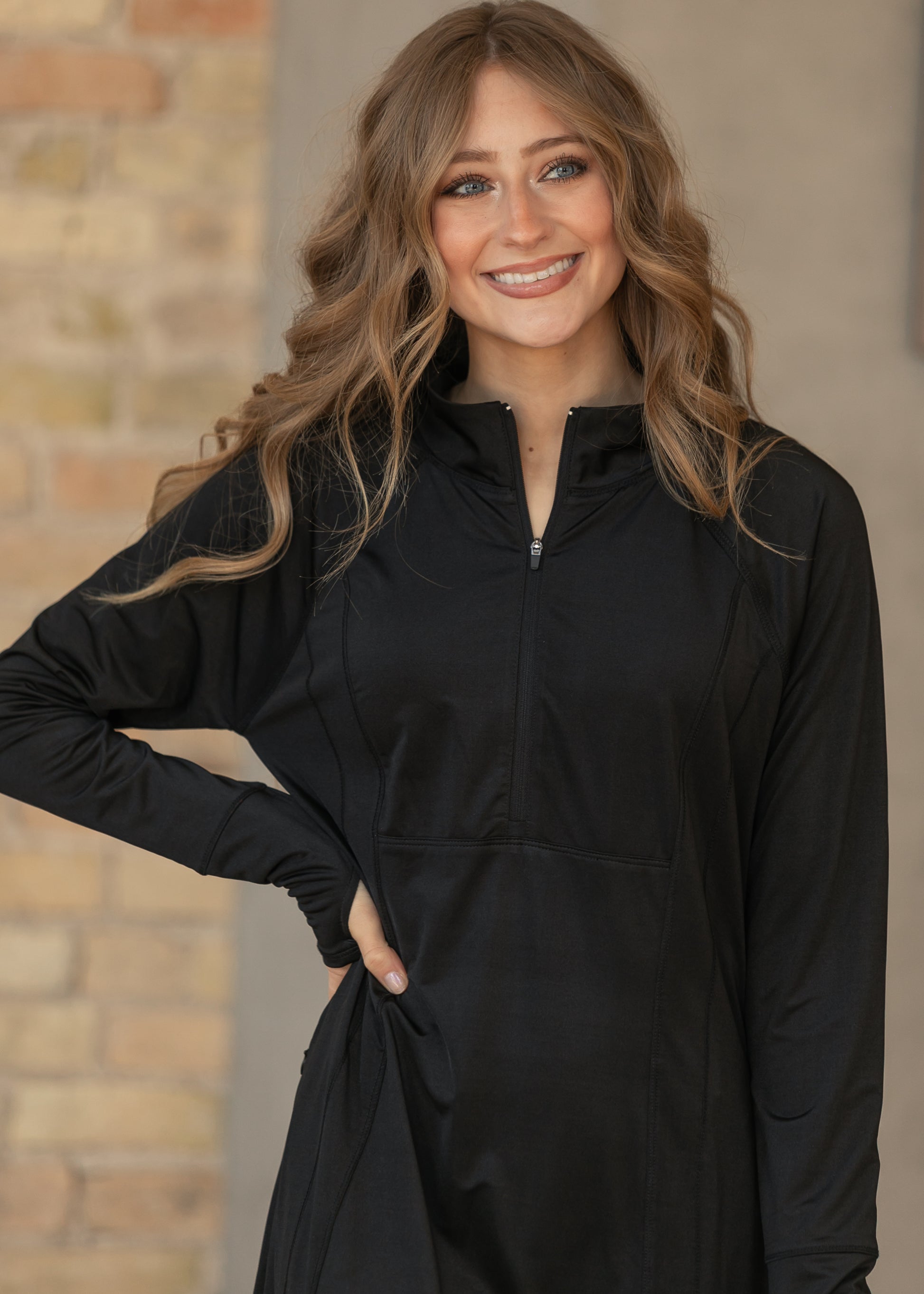 Mya Athletic Long Sleeve Dress IC Dresses
