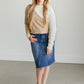 Nadria Colorblock Sweater FF Tops