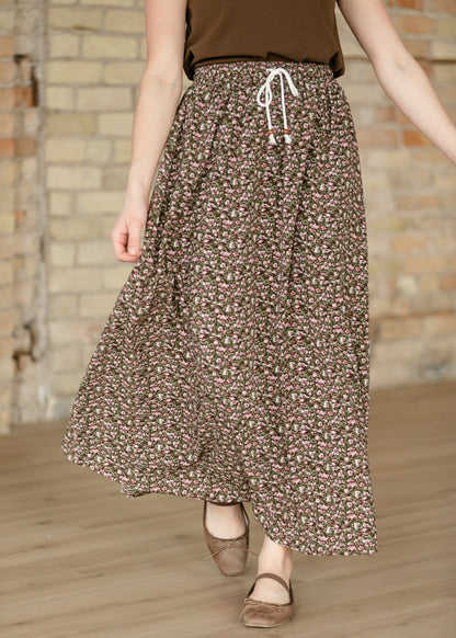 Nellie Tie Front Maxi Skirt IC Skirts