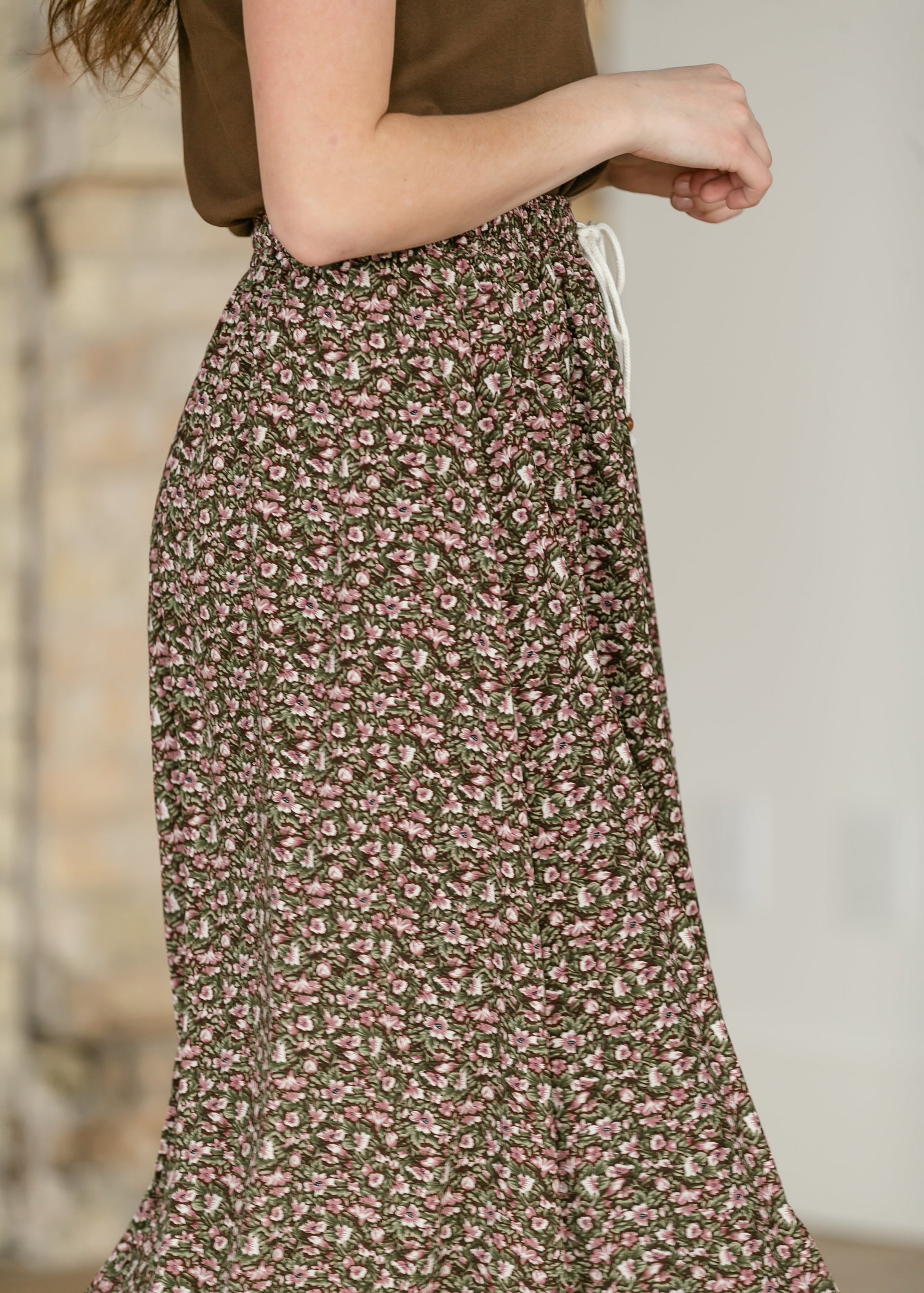 Nellie Tie Front Maxi Skirt IC Skirts